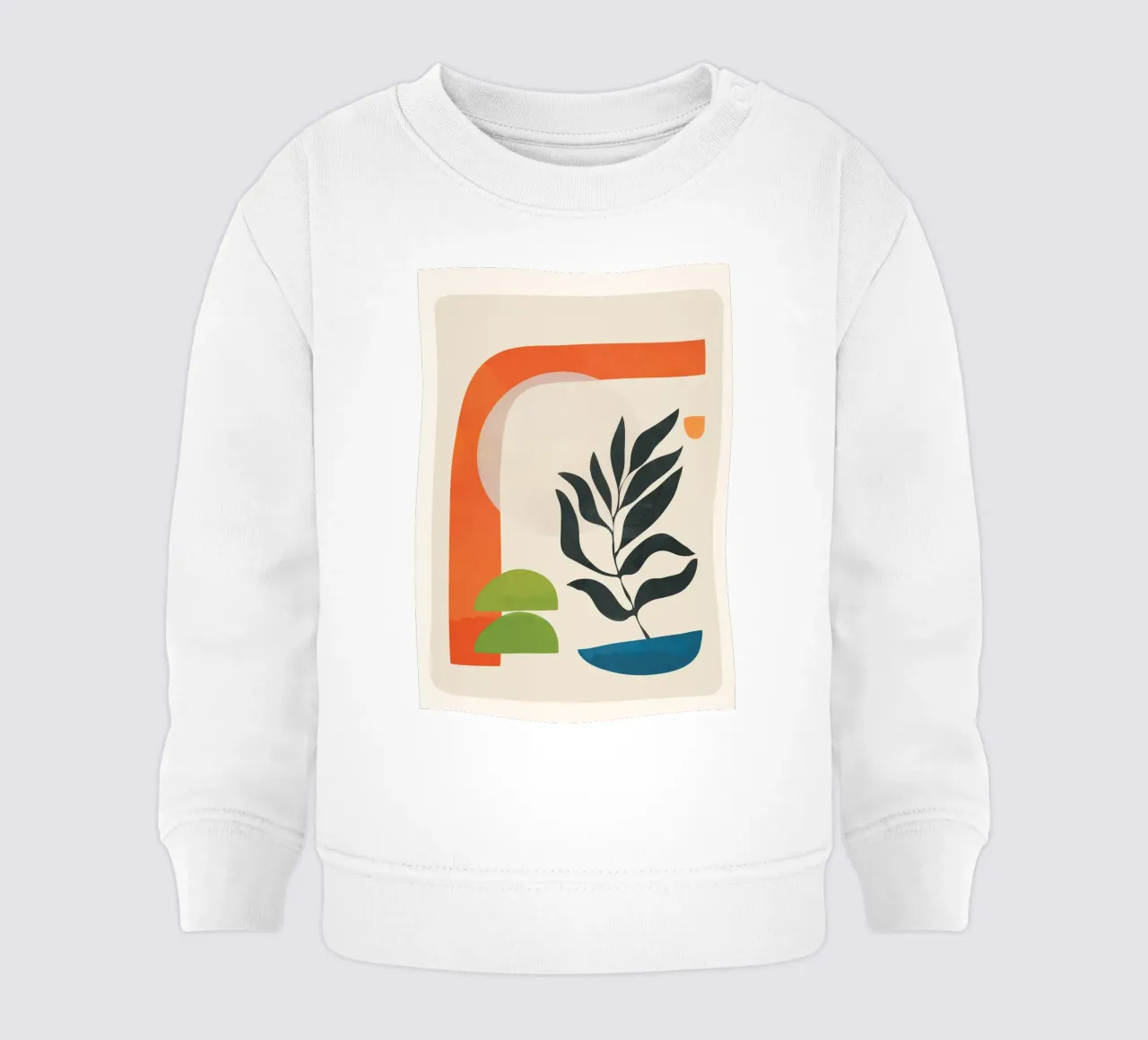Abstract Minimal Shapes 05 sweat pour bébé de Nadjaa