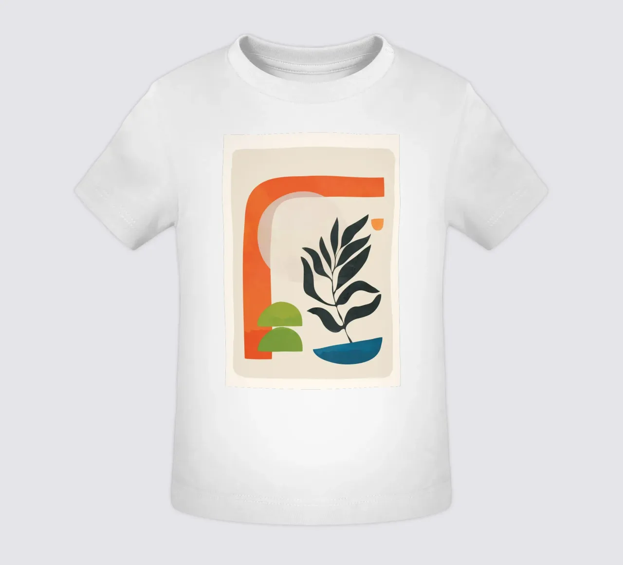 Abstract Minimal Shapes 05 maglietta neonato da Nadjaa