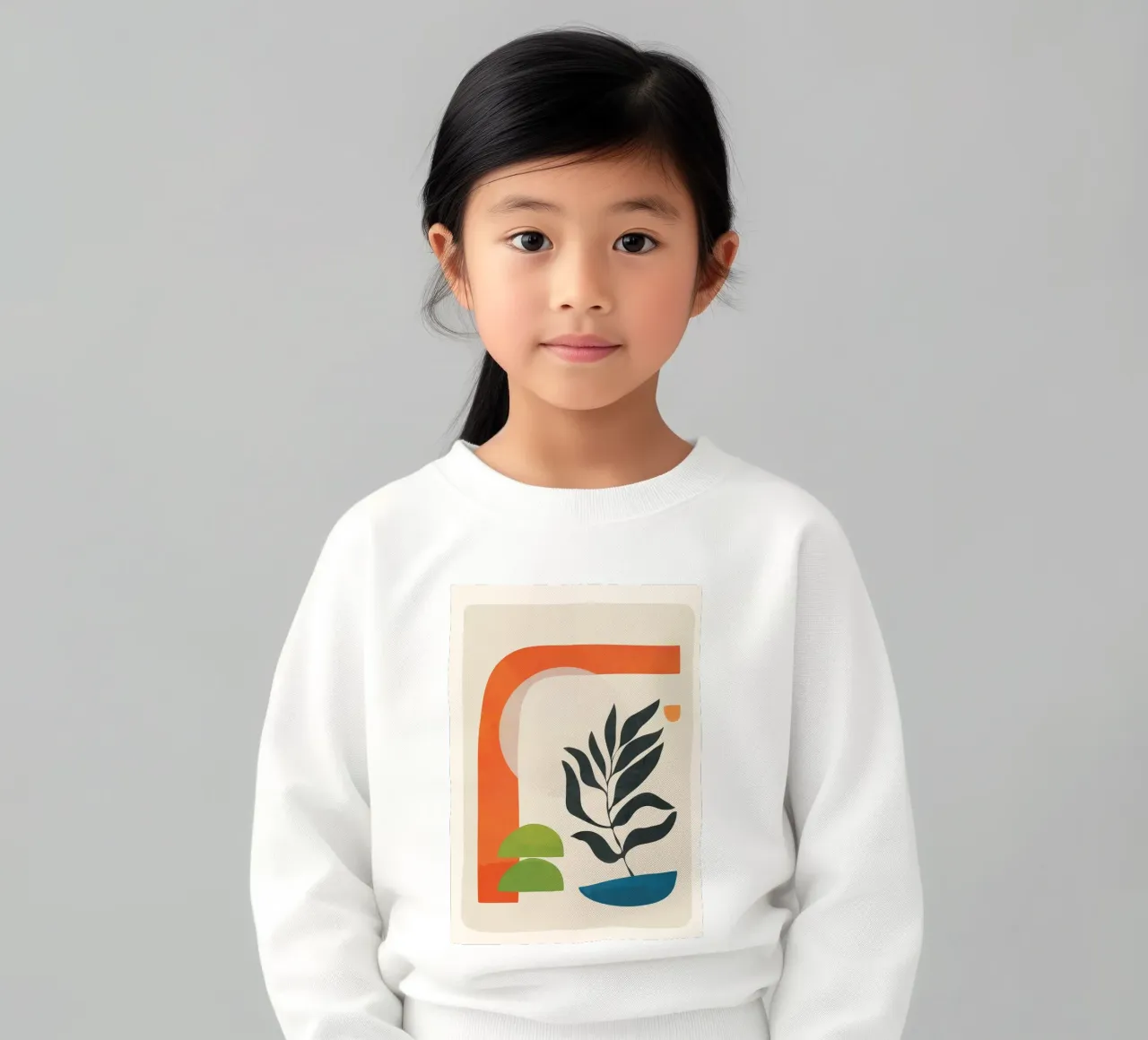 Abstract Minimal Shapes 05 kinder sweatshirt van Nadjaa
