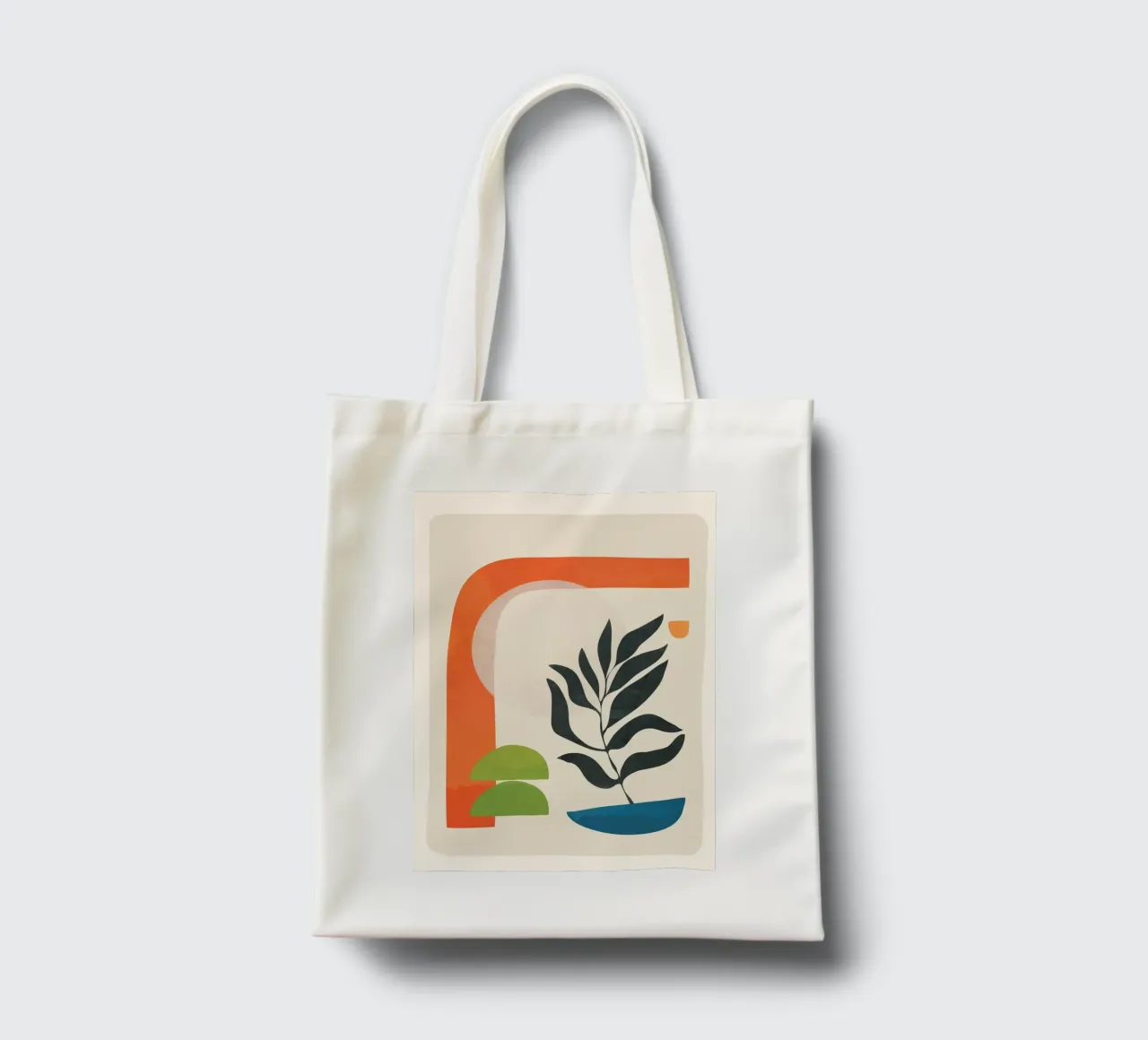 Abstract Minimal Shapes 05 borsa in juta da Nadjaa