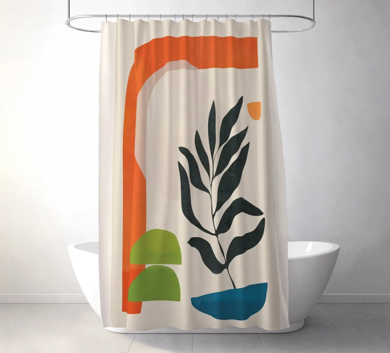 Abstract Minimal Shapes 05 tenda da doccia da Nadjaa