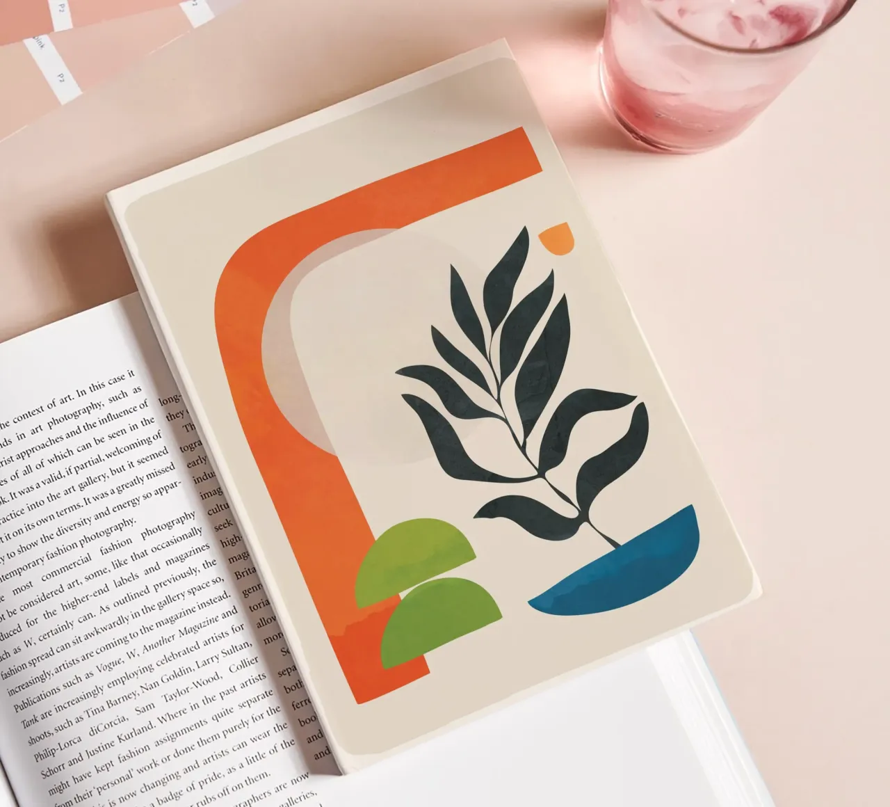 Abstract Minimal Shapes 05 notebook by Nadjaa