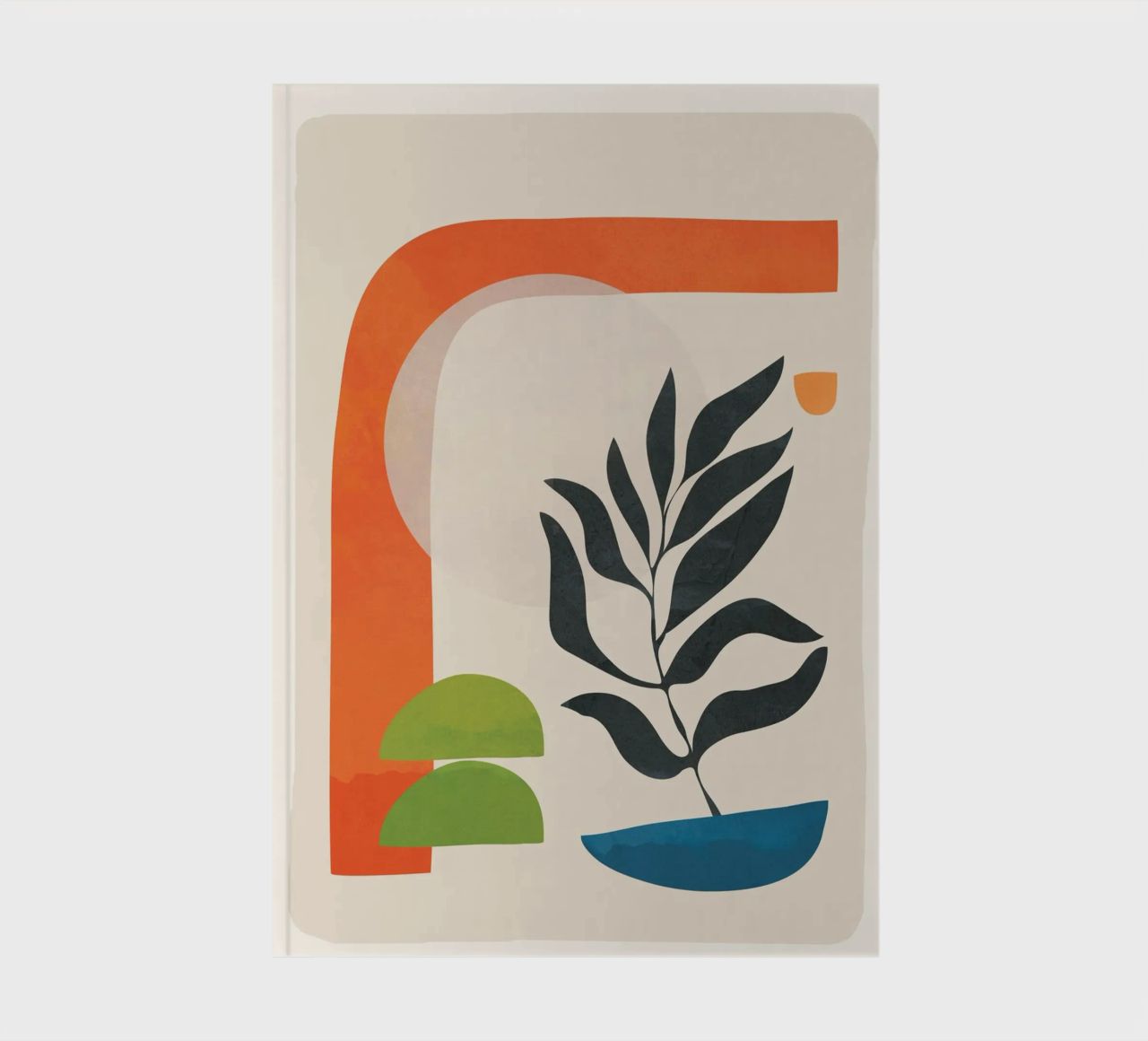 Abstract Minimal Shapes 05 notebook by Nadjaa