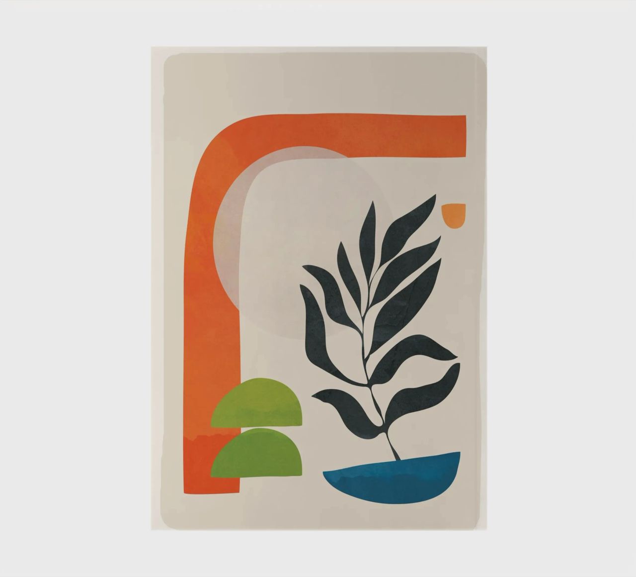 Abstract Minimal Shapes 05 notebook by Nadjaa
