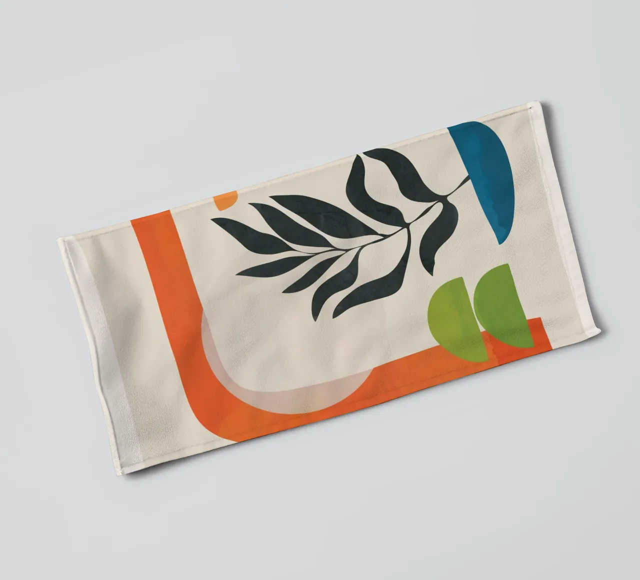 Abstract Minimal Shapes 05 badhanddoek van Nadjaa