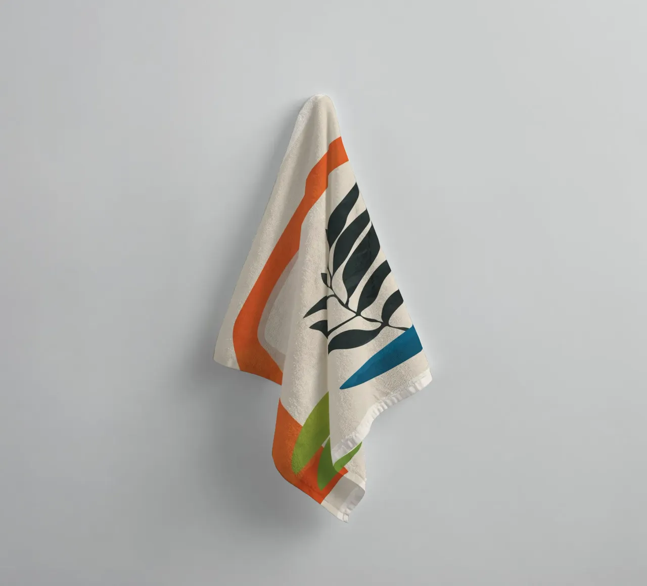 Abstract Minimal Shapes 05 badhanddoek van Nadjaa