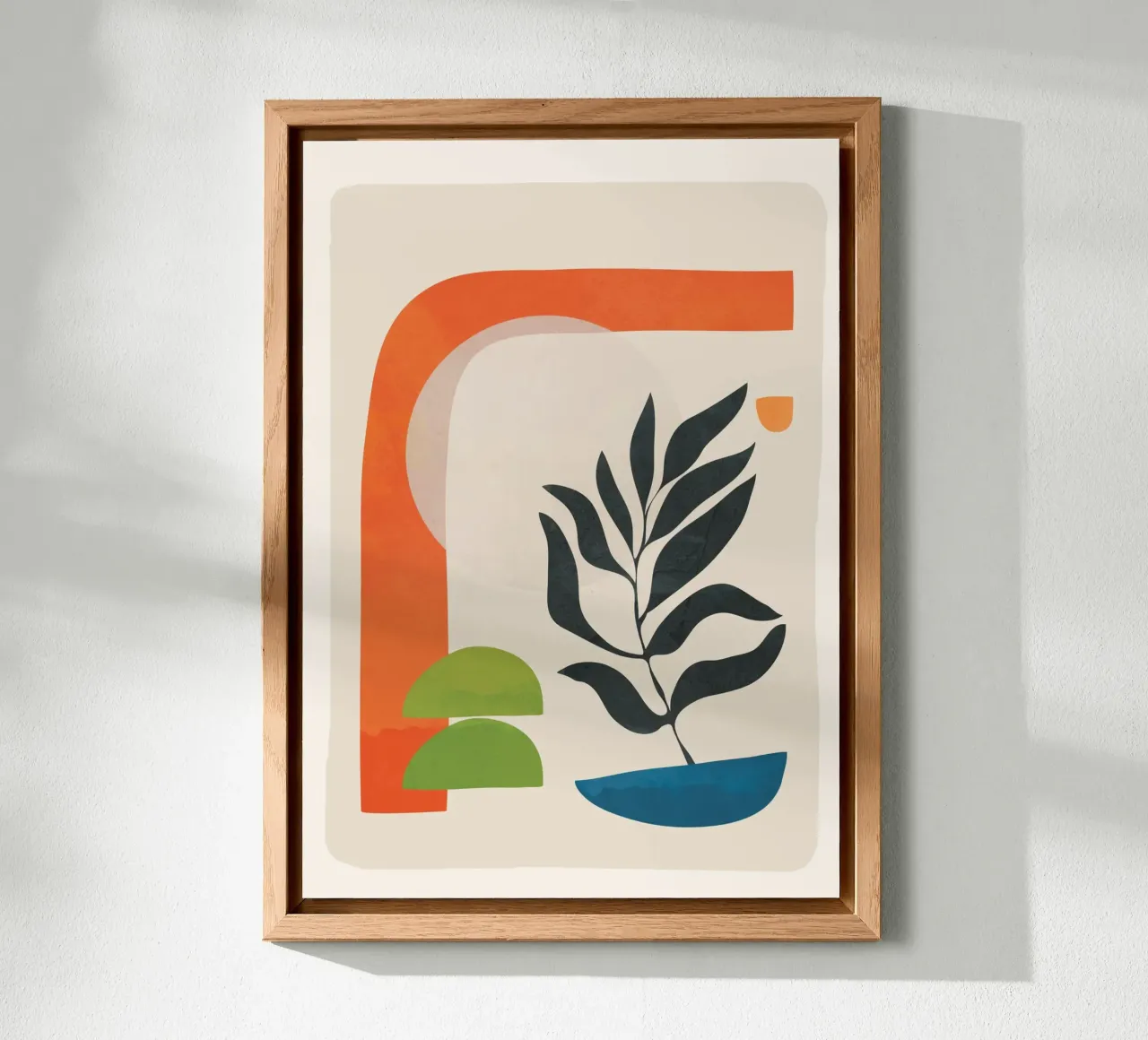 Abstract Minimal Shapes 05 Alu-Dibond von Nadjaa