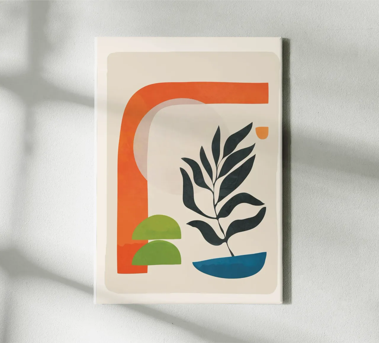 Abstract Minimal Shapes 05 tela da Nadjaa