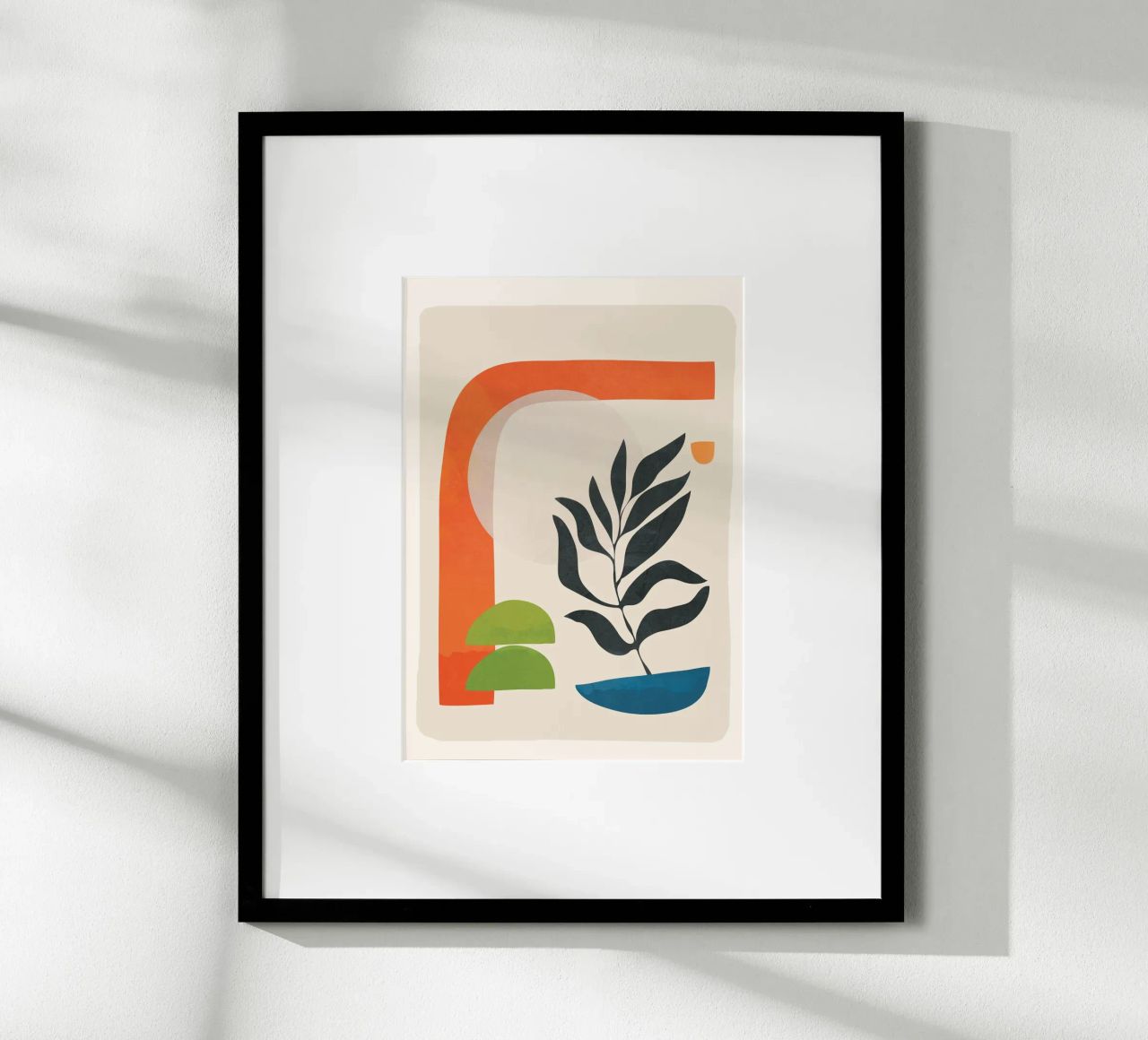 Abstract Minimal Shapes 05 poster da Nadjaa