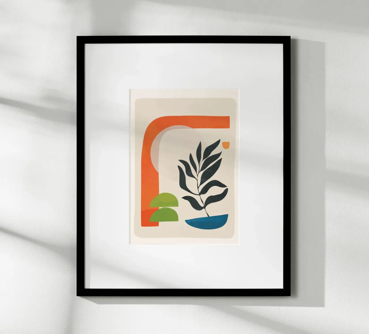 Abstract Minimal Shapes 05 poster da Nadjaa