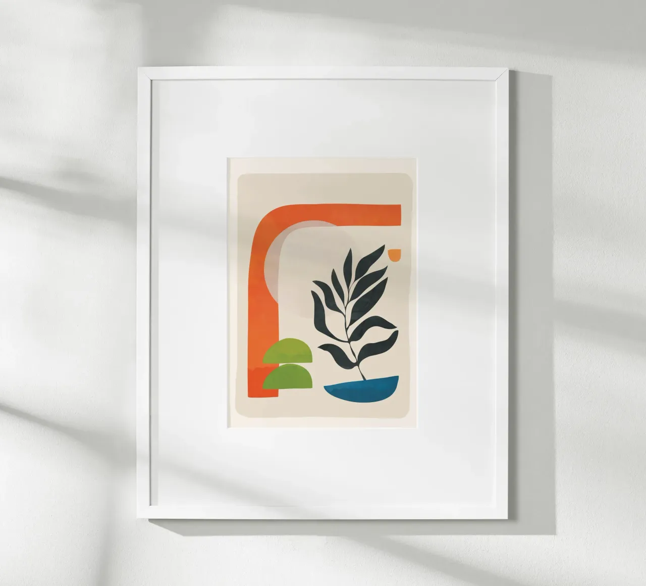 Abstract Minimal Shapes 05 poster da Nadjaa