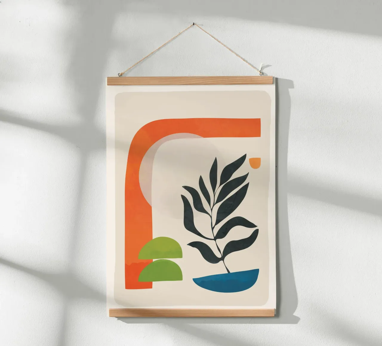 Abstract Minimal Shapes 05 poster da Nadjaa