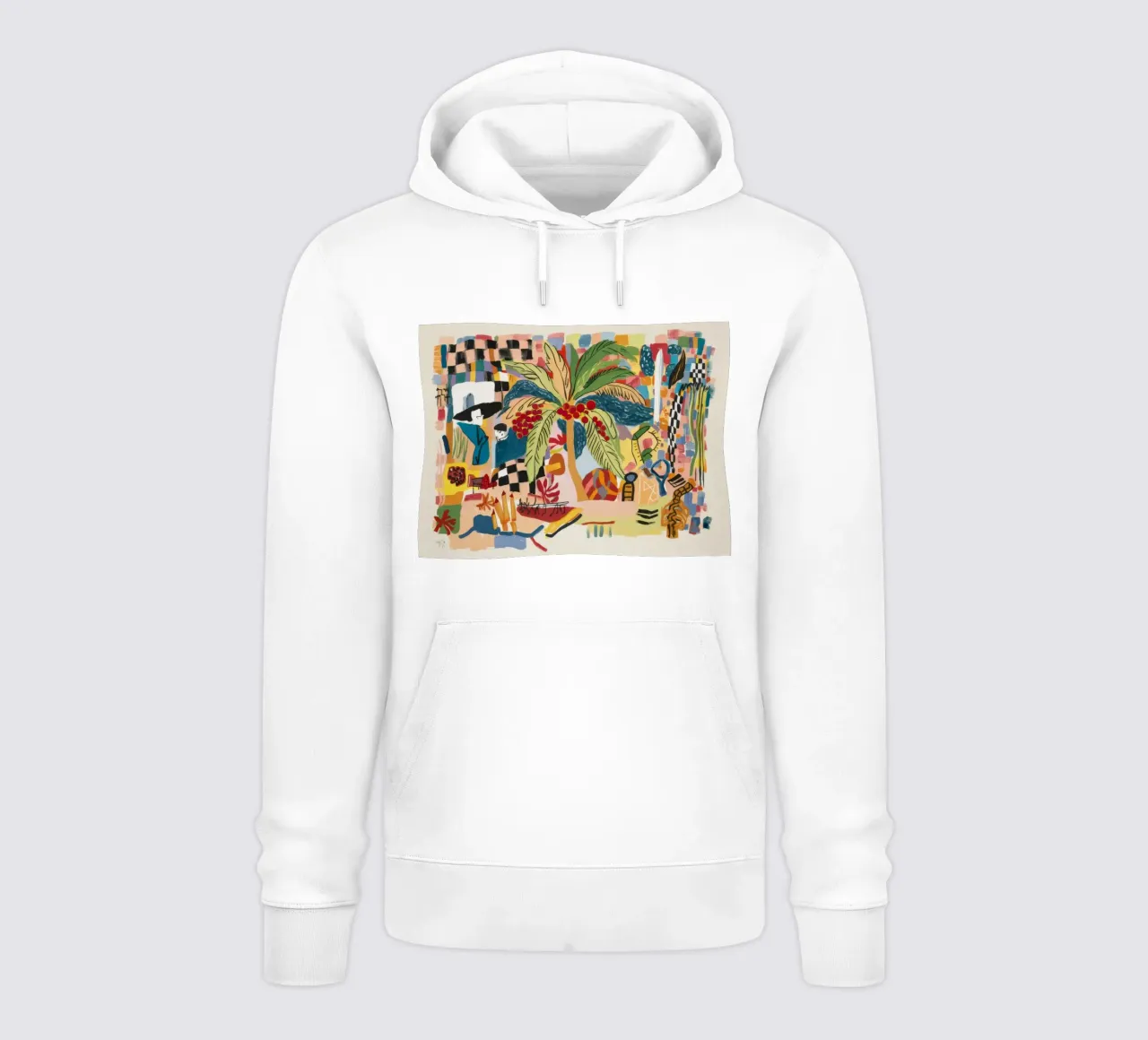 Astrazione floreale felpa con cappuccio da Beach Palette