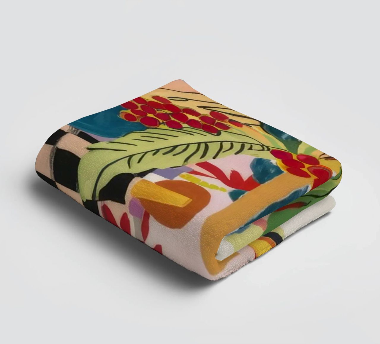 Floral Abstraction towel by Beach Palette