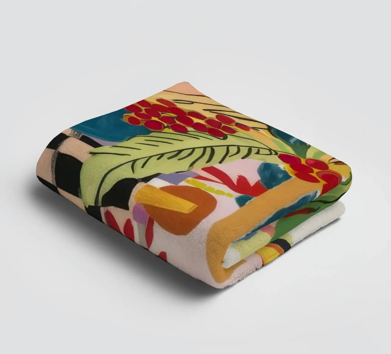 Florale Abstraktion Handtuch von Beach Palette