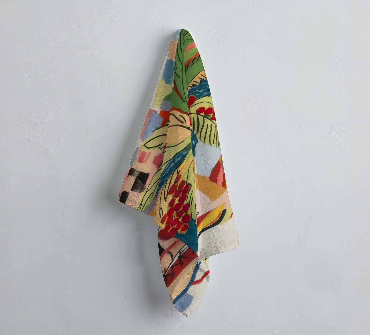 Floral Abstraction towel by Beach Palette