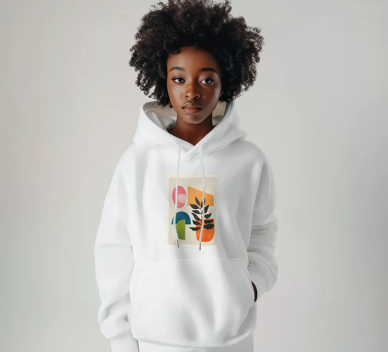 Abstract Minimal Shapes 06 hoodie by Nadjaa