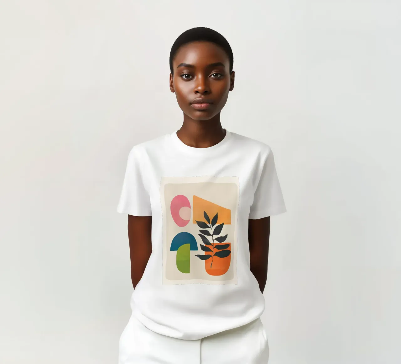Abstract Minimal Shapes 06 T-Shirt von Nadjaa
