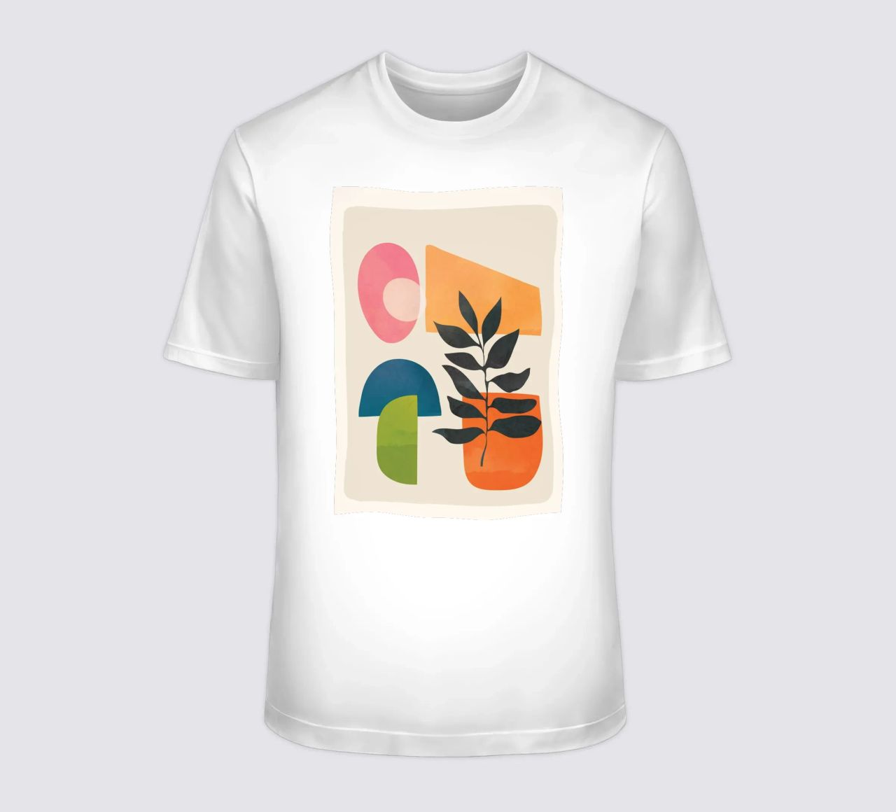Abstract Minimal Shapes 06 t-shirt da Nadjaa
