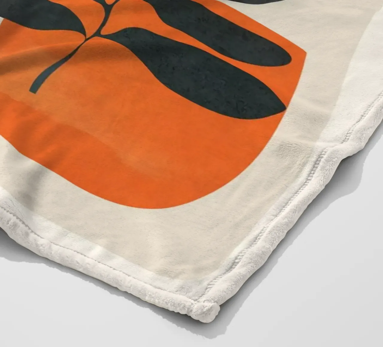 Abstract Minimal Shapes 06 fleece blanket by Nadjaa
