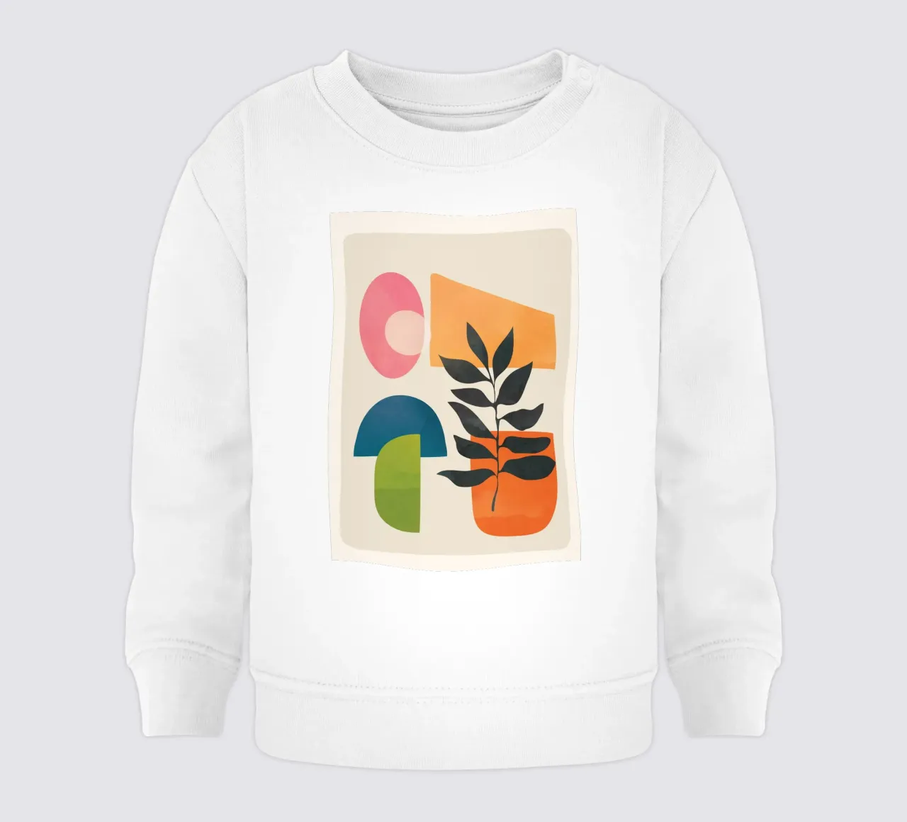 Abstract Minimal Shapes 06 Baby Sweatshirt von Nadjaa