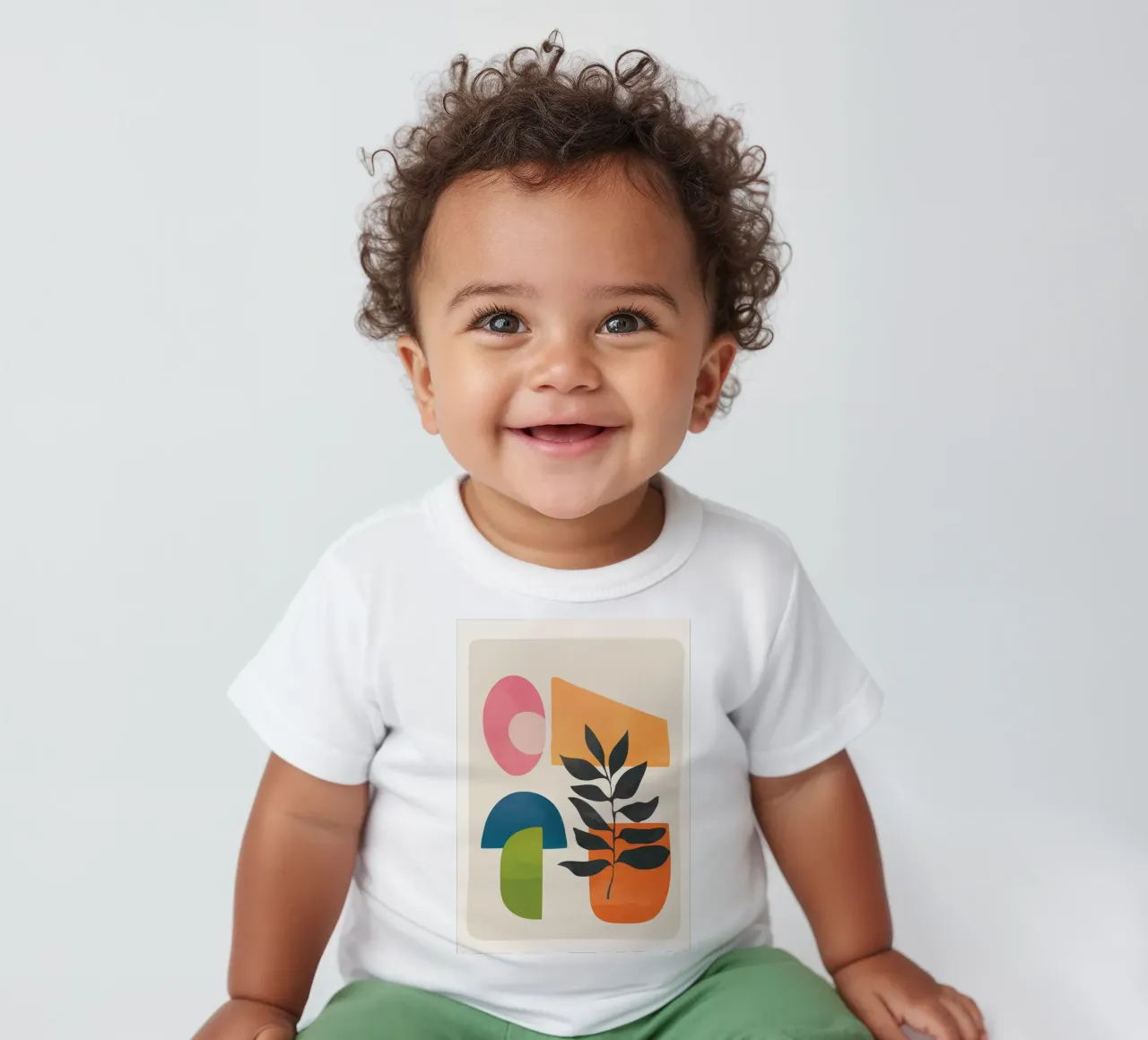 Abstract Minimal Shapes 06 baby t-shirt by Nadjaa