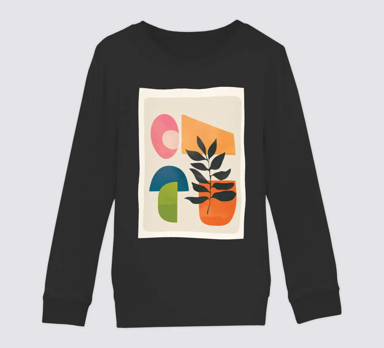 Abstract Minimal Shapes 06 felpa bambino da Nadjaa