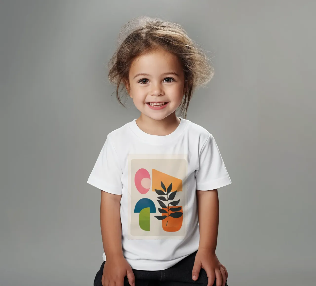 Abstract Minimal Shapes 06 t-shirt bambini da Nadjaa