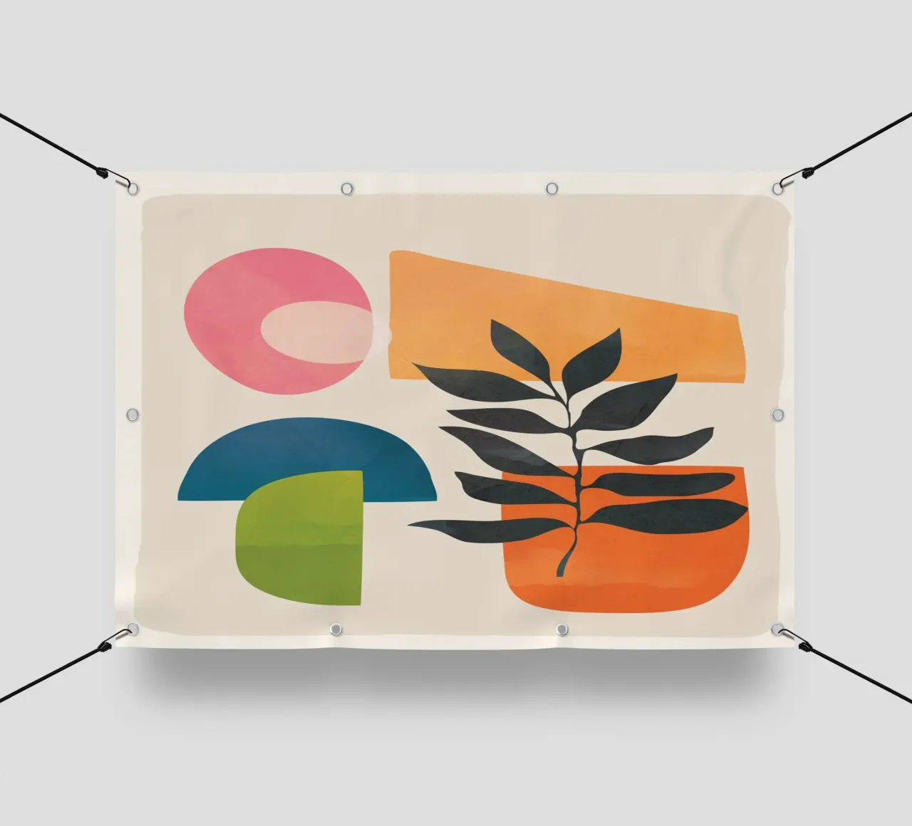 Abstract Minimal Shapes 06 telo in pvc da Nadjaa