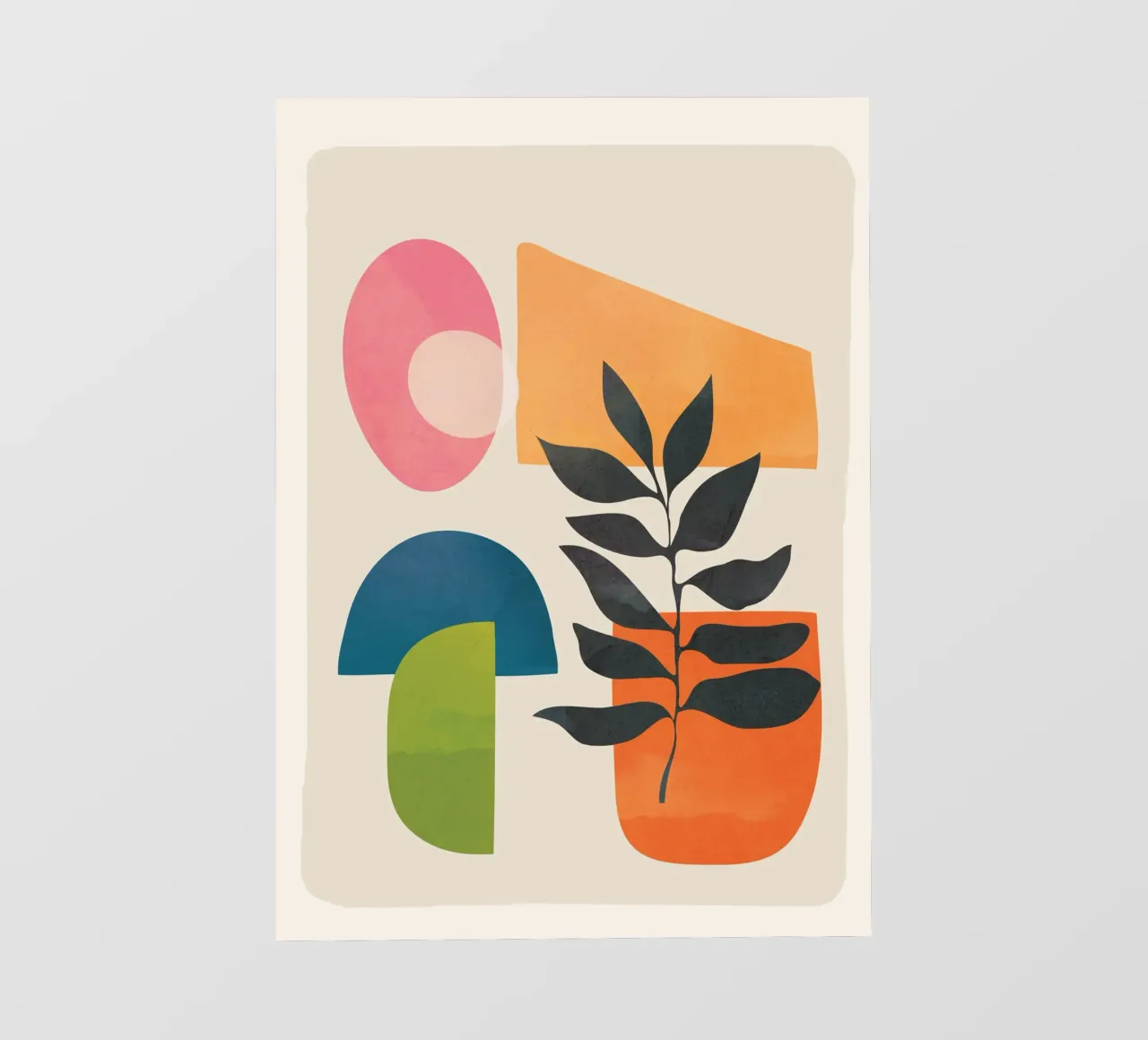 Abstract Minimal Shapes 06 telo in pvc da Nadjaa