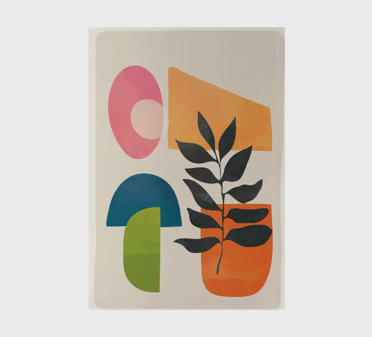 Abstract Minimal Shapes 06 notebook by Nadjaa