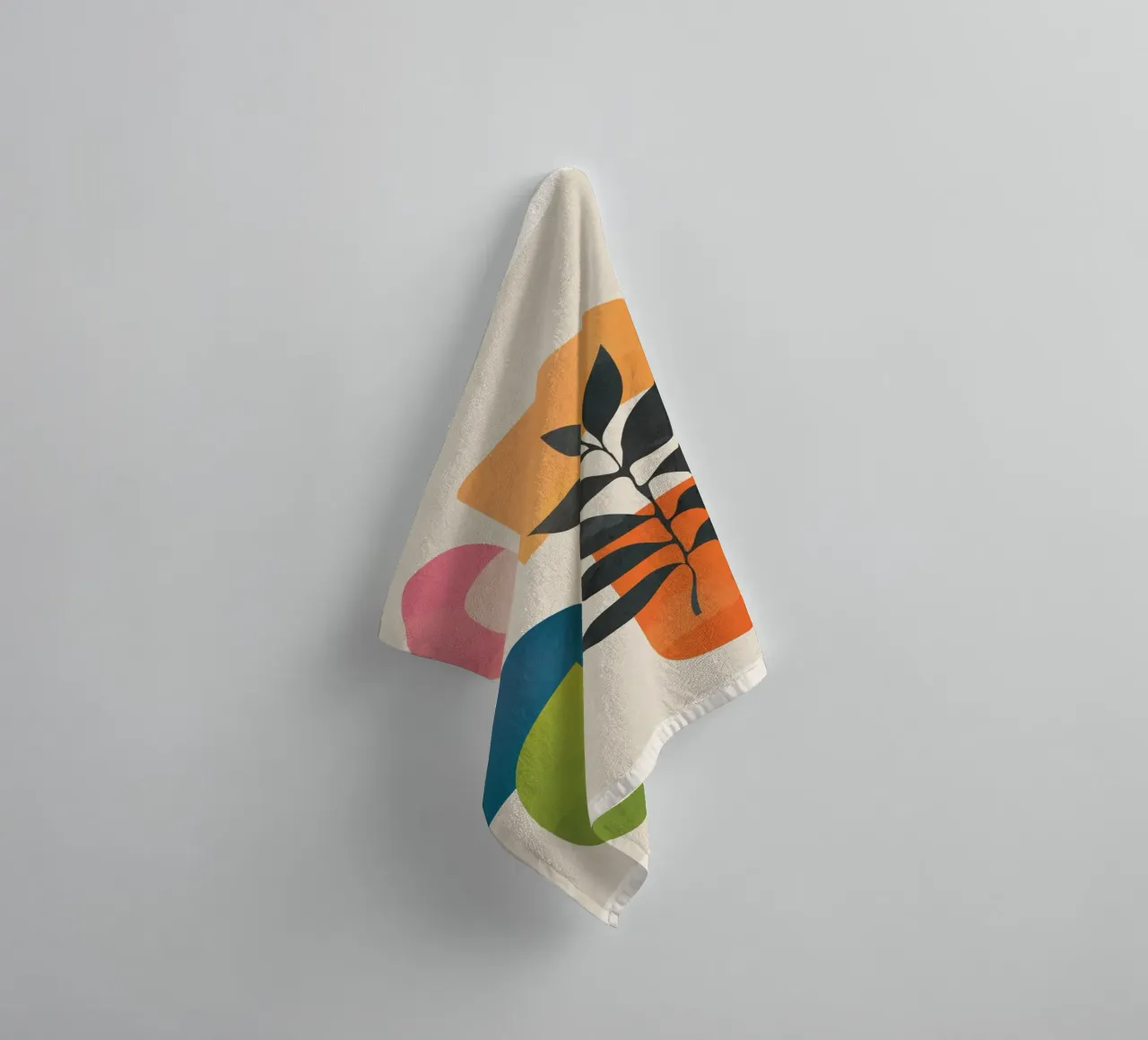 Abstract Minimal Shapes 06 towel by Nadjaa