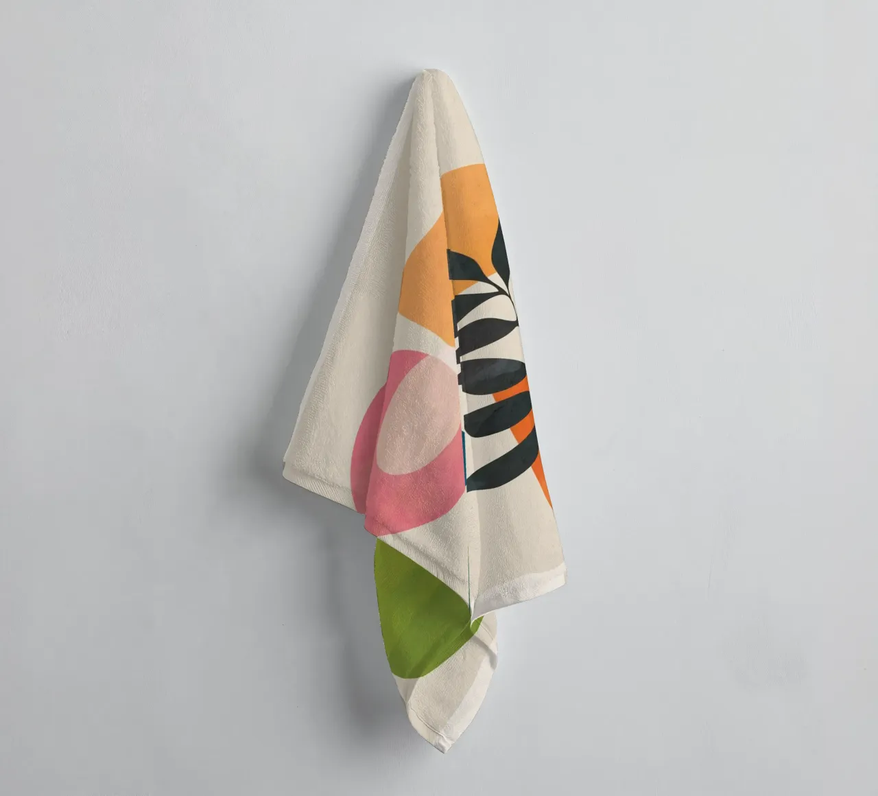 Abstract Minimal Shapes 06 towel by Nadjaa