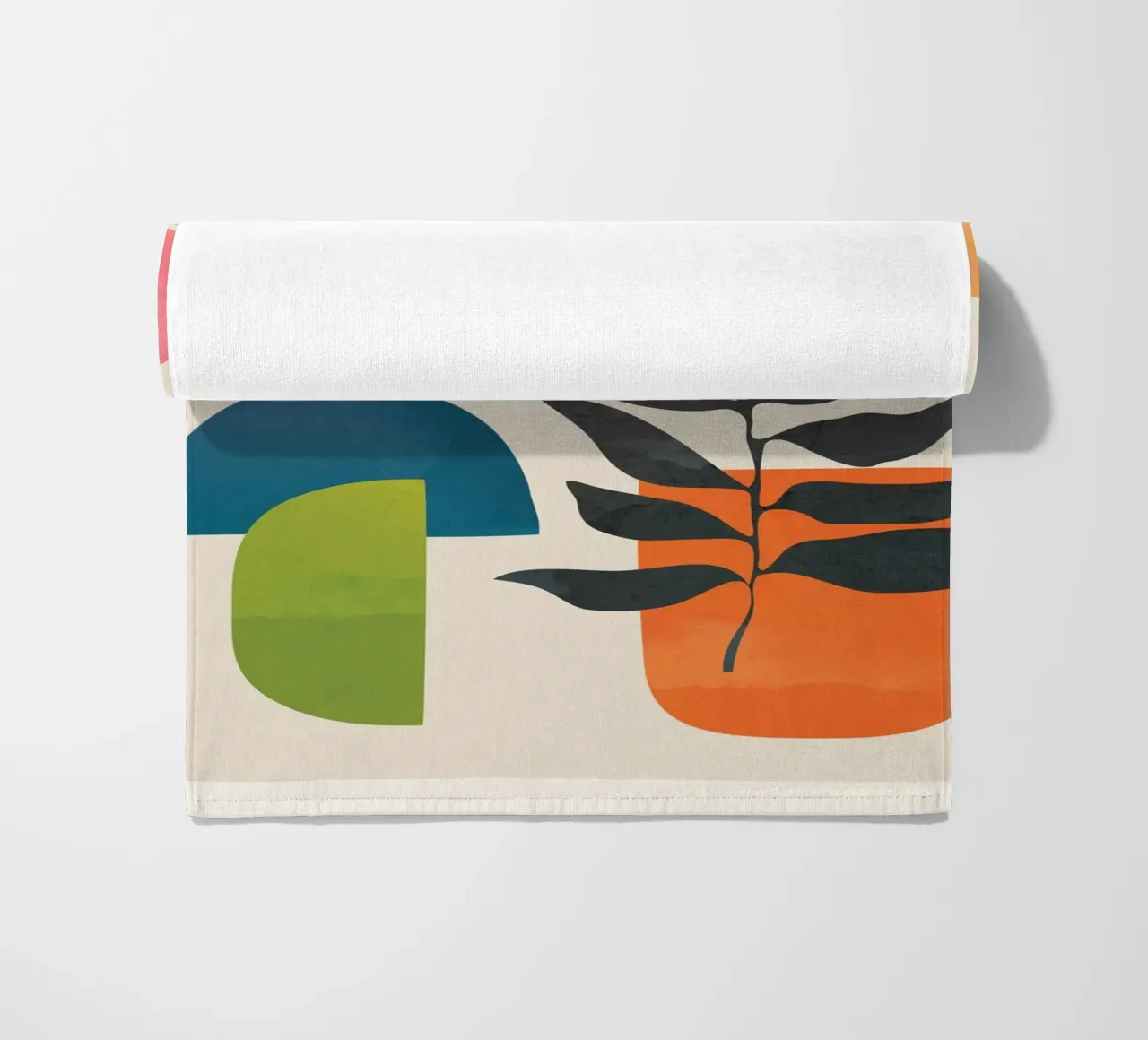 Abstract Minimal Shapes 06 Strandtuch von Nadjaa