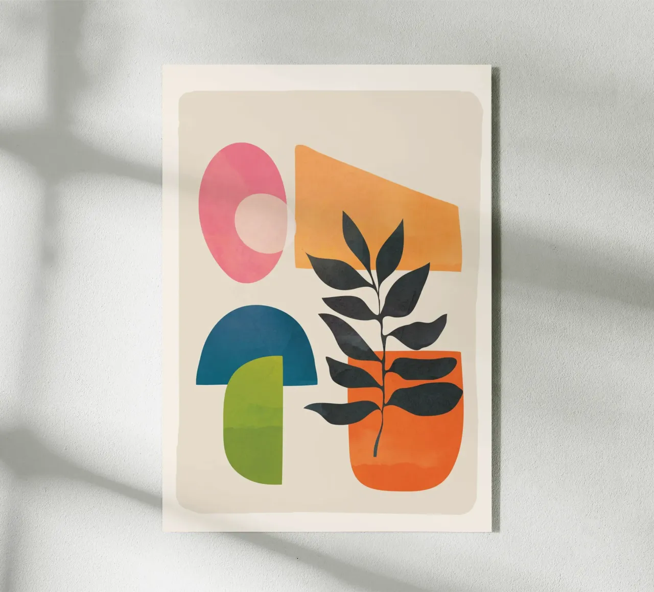 Abstract Minimal Shapes 06 Acryl-Glas von Nadjaa