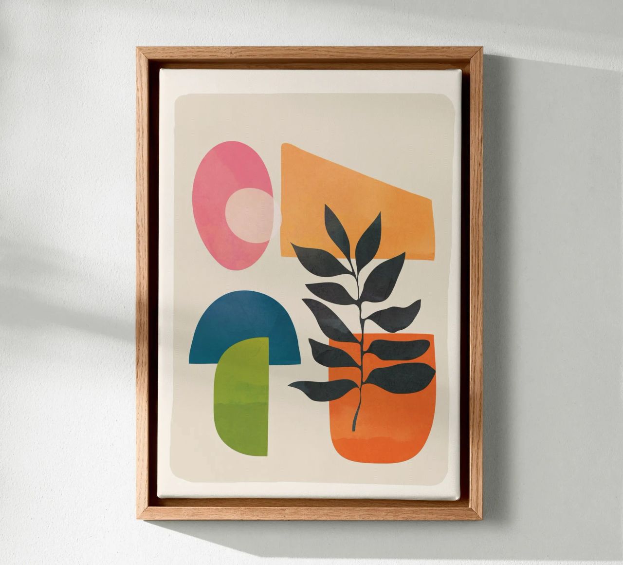 Abstract Minimal Shapes 06 tela da Nadjaa