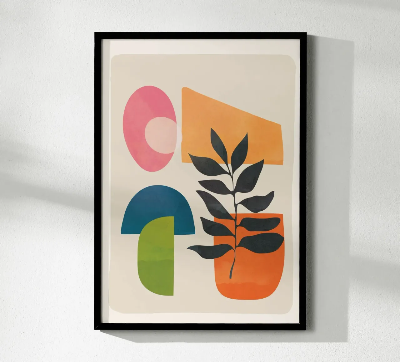 Abstract Minimal Shapes 06 carta hahnemühle da Nadjaa