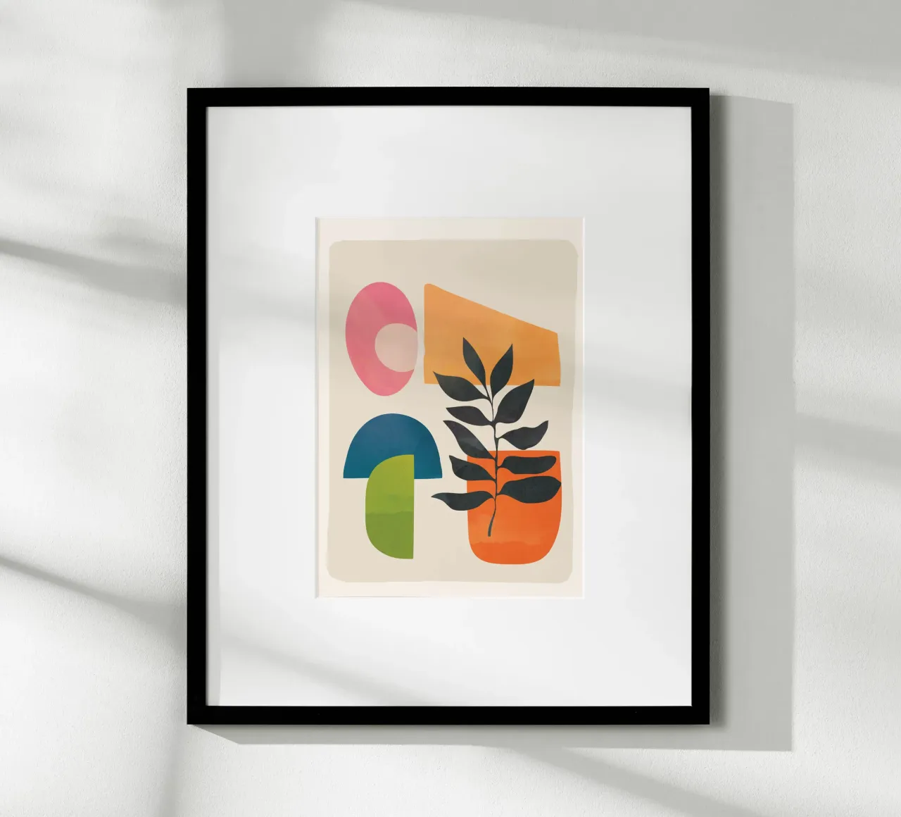 Abstract Minimal Shapes 06 carta hahnemühle da Nadjaa