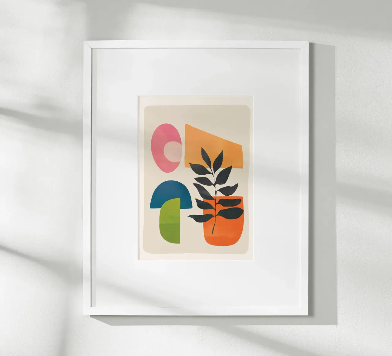 Abstract Minimal Shapes 06 carta hahnemühle da Nadjaa