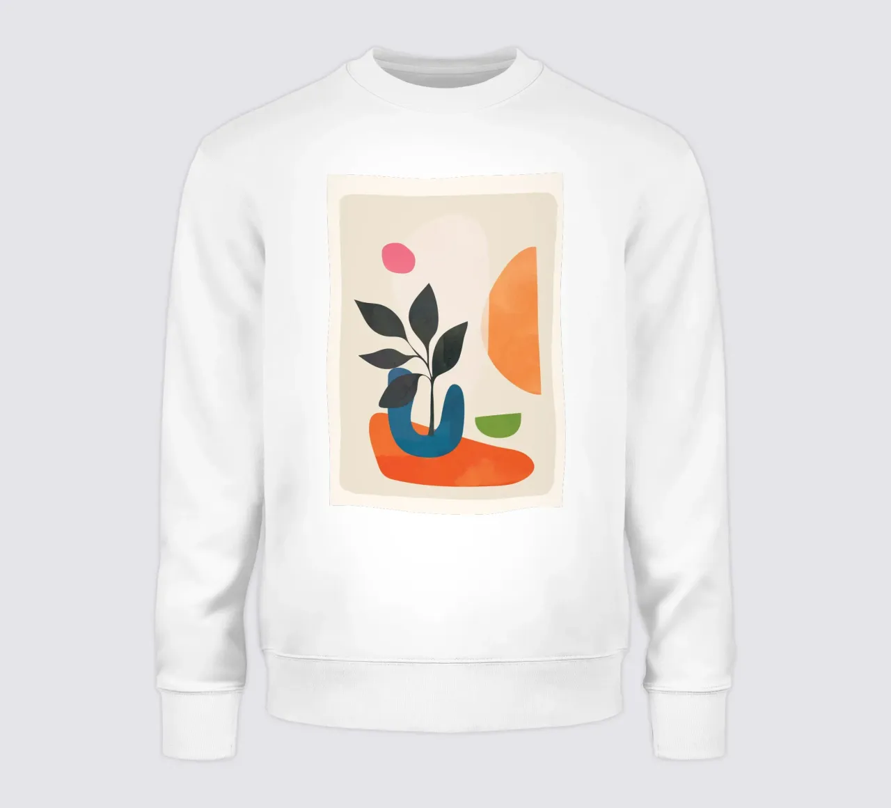 Abstract Minimal Shapes 07 Sweatshirt von Nadjaa