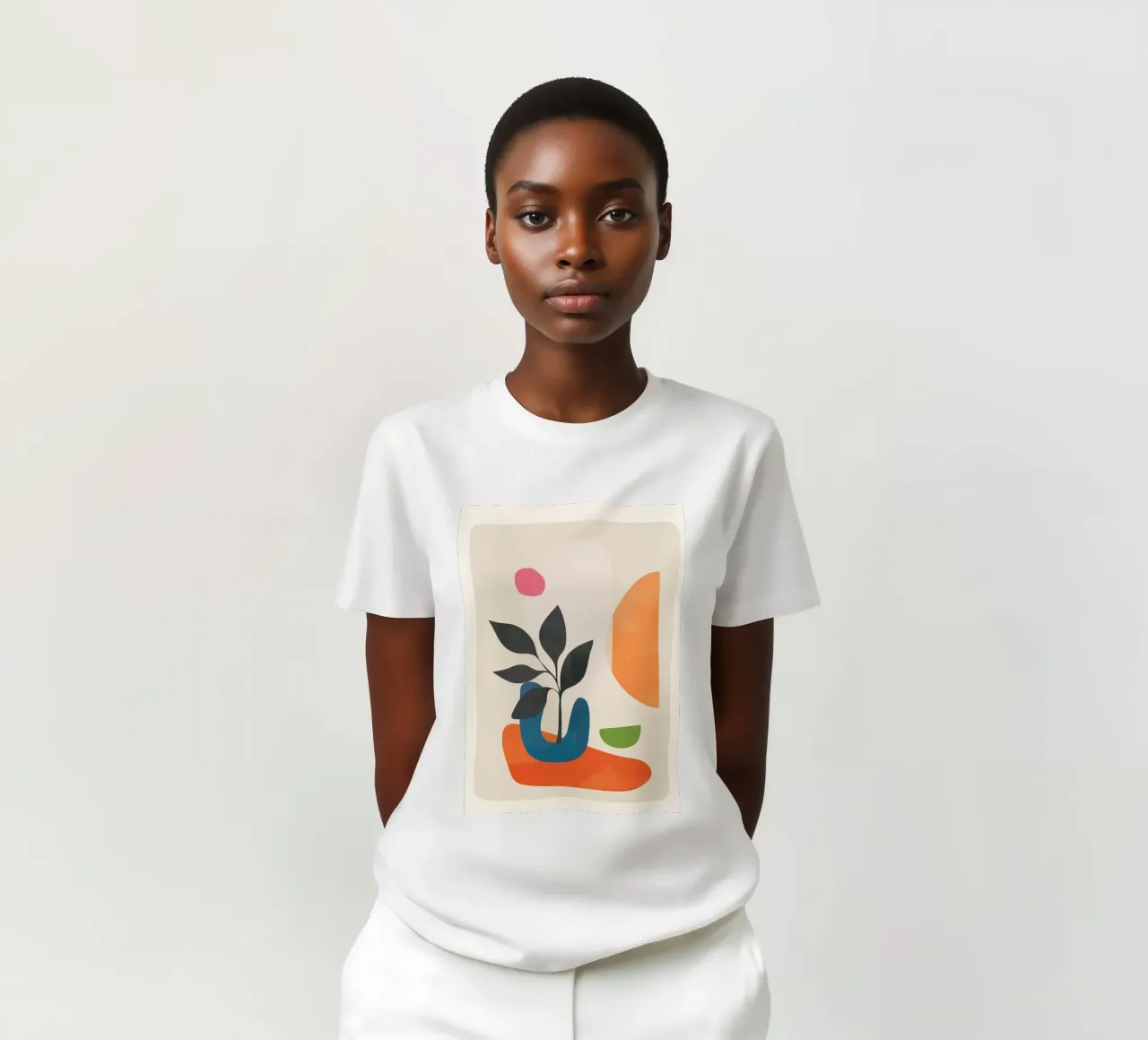 Abstract Minimal Shapes 07 t-shirt by Nadjaa