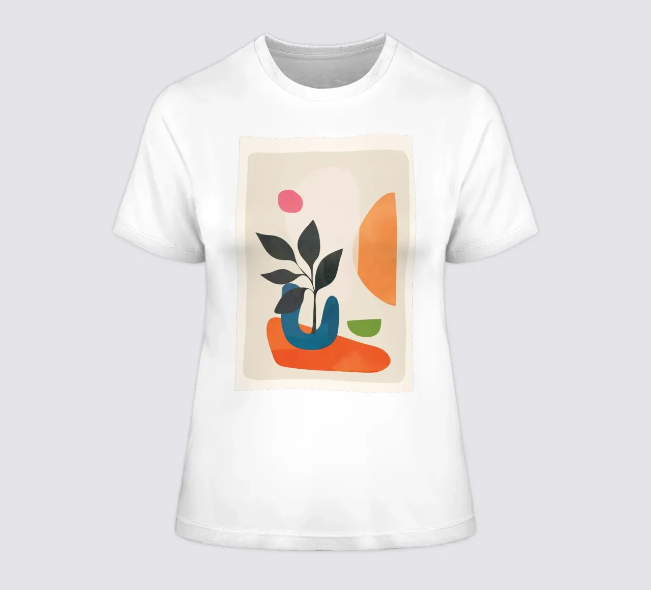 Abstract Minimal Shapes 07 t-shirt da donna da Nadjaa