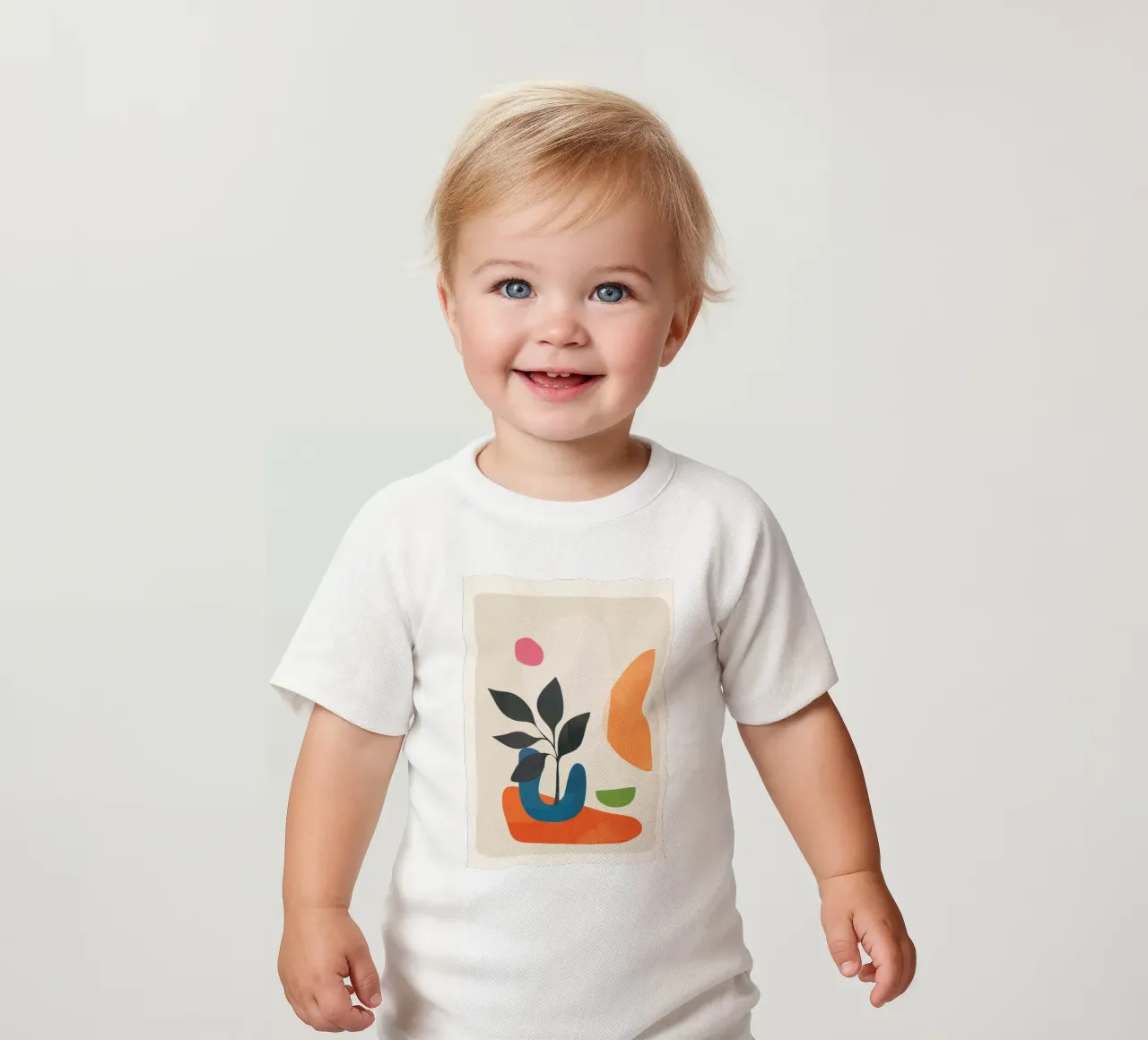 Abstract Minimal Shapes 07 Baby T-Shirt von Nadjaa