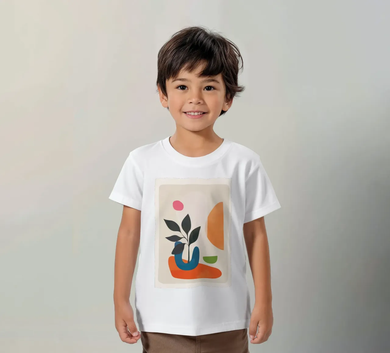 Abstract Minimal Shapes 07 t-shirt bambini da Nadjaa