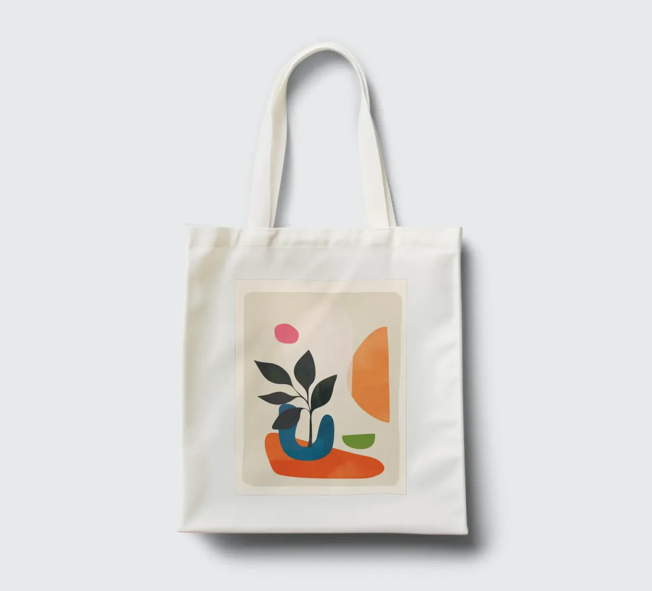 Abstract Minimal Shapes 07 borsa in juta da Nadjaa