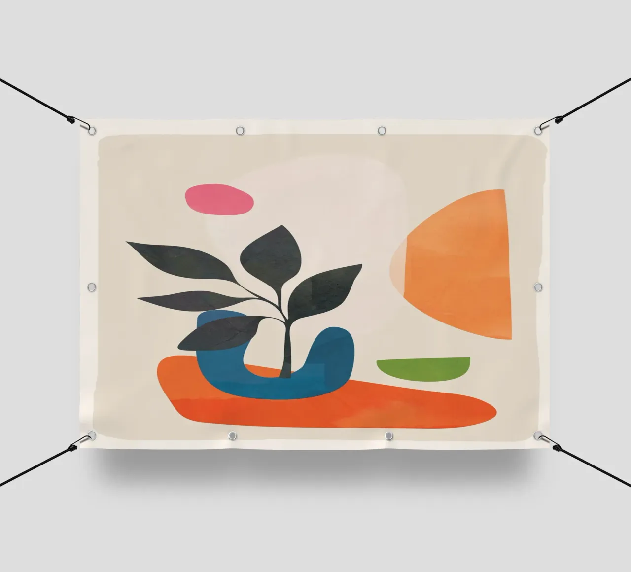 Abstract Minimal Shapes 07 telo in pvc da Nadjaa