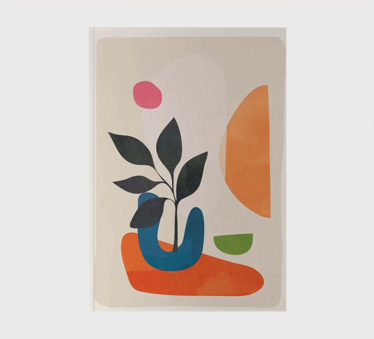 Abstract Minimal Shapes 07 notebook by Nadjaa