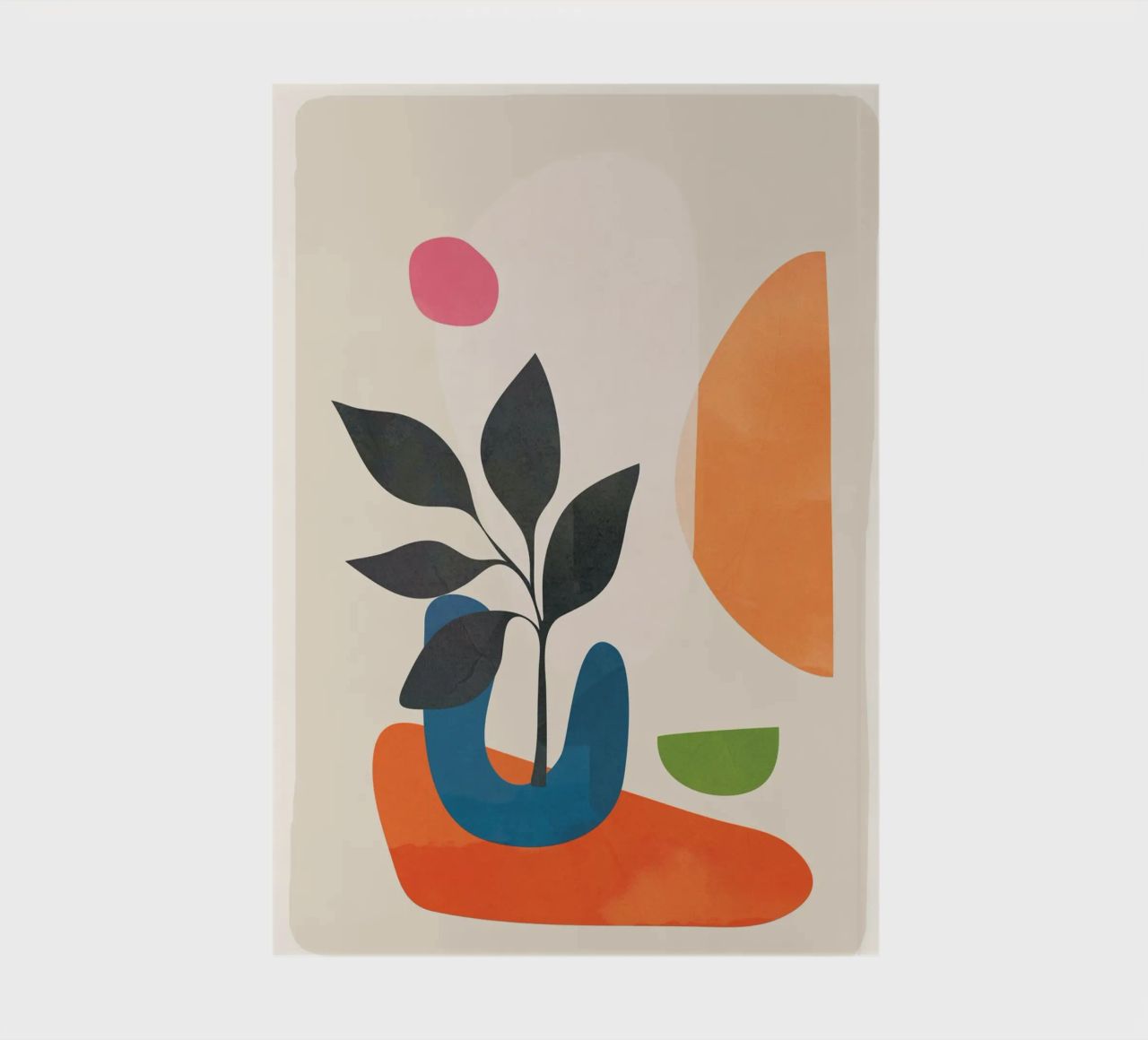 Abstract Minimal Shapes 07 notebook by Nadjaa
