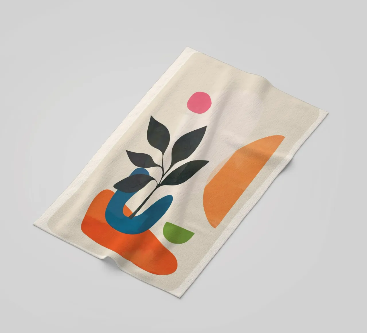 Abstract Minimal Shapes 07 serviette de plage de Nadjaa
