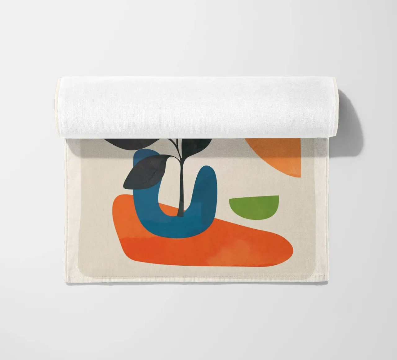 Abstract Minimal Shapes 07 serviette de plage de Nadjaa
